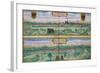 Town Plan of Vienna and Buda, from "Civitates Orbis Terrarum"-Joris Hoefnagel-Framed Giclee Print