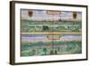 Town Plan of Vienna and Buda, from "Civitates Orbis Terrarum"-Joris Hoefnagel-Framed Giclee Print