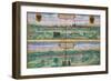 Town Plan of Vienna and Buda, from "Civitates Orbis Terrarum"-Joris Hoefnagel-Framed Giclee Print