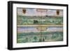 Town Plan of Vienna and Buda, from "Civitates Orbis Terrarum"-Joris Hoefnagel-Framed Giclee Print