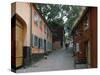 Town Quarter, Skansen, Stockholm, Sweden-Peter Thompson-Stretched Canvas