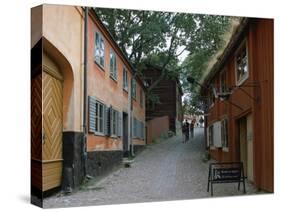 Town Quarter, Skansen, Stockholm, Sweden-Peter Thompson-Stretched Canvas