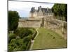 Town Ramparts from 13th-15th Centuries, Tower and English Garden, Dinan, Cotes D'Armor, France-Guy Thouvenin-Mounted Photographic Print