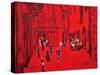 Town Red-Jukyong Park-Stretched Canvas