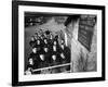 Town Rugby Team Gathering at the Stadium-null-Framed Photographic Print