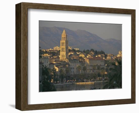 Town Skyline, Split, Croatia, Europe-Charles Bowman-Framed Photographic Print