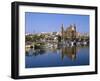 Town Skyline, St.Joseph Church and Harbour, Msida, Malta-Steve Vidler-Framed Photographic Print