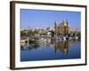 Town Skyline, St.Joseph Church and Harbour, Msida, Malta-Steve Vidler-Framed Photographic Print