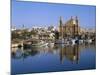 Town Skyline, St.Joseph Church and Harbour, Msida, Malta-Steve Vidler-Mounted Photographic Print