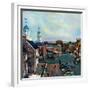 "Town Square, New Castle Delaware," March 17, 1962-John Falter-Framed Giclee Print