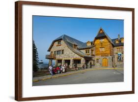 Town Square of Bariloche, Argentina, South America-Michael Runkel-Framed Photographic Print