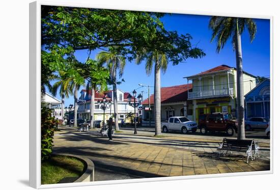 Town Square of Puerto Plata, Dominican Republic, West Indies, Caribbean, Central America-Michael-Framed Photographic Print