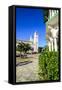 Town Square of Puerto Plata with Cathedral of St. Philip the Apostle-Michael-Framed Stretched Canvas