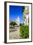 Town Square of Puerto Plata with Cathedral of St. Philip the Apostle-Michael-Framed Photographic Print