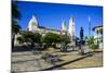 Town Square of Puerto Plata with Cathedral of St. Philip the Apostle-Michael Runkel-Mounted Photographic Print