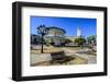 Town Square of Puerto Plata with Cathedral of St. Philip the Apostle-Michael Runkel-Framed Photographic Print