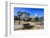 Town Square of Puerto Plata with Cathedral of St. Philip the Apostle-Michael Runkel-Framed Photographic Print