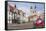 Town Square with Stadtkirke and Town Hall, Lutherstadt Wittenberg, Saxony-Anhalt, Germany, Europe-James Emmerson-Framed Stretched Canvas