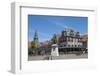 Town Square with Statue of Jan Pieterszoon Coen, Dutch East India Company, Hoorn, Holland, Europe-James Emmerson-Framed Photographic Print