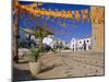 Town Square with Streamers in Regional Colours, Altea, Alicante, Valencia, Spain, Europe-Ruth Tomlinson-Mounted Photographic Print