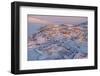 Town Uummannaq during winter in northern West Greenland beyond the Arctic Circle.-Martin Zwick-Framed Photographic Print