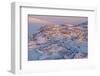 Town Uummannaq during winter in northern West Greenland beyond the Arctic Circle.-Martin Zwick-Framed Photographic Print