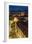 Town View and Rooftops at Dusk, Graz, Austria-Peter Adams-Framed Photographic Print