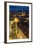 Town View and Rooftops at Dusk, Graz, Austria-Peter Adams-Framed Photographic Print