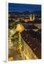 Town View and Rooftops at Dusk, Graz, Austria-Peter Adams-Framed Photographic Print