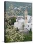 Town View, Barano d'Ischia, Ischia, Bay of Naples, Campania, Italy-Walter Bibikow-Stretched Canvas