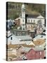 Town View from 62nd Street Bridge, Sharpsburg, Pittsburgh, Pennsylvania-Walter Bibikow-Stretched Canvas
