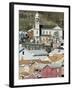 Town View from 62nd Street Bridge, Sharpsburg, Pittsburgh, Pennsylvania-Walter Bibikow-Framed Photographic Print