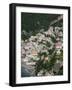 Town View from Amalfi Coast Road, Positano, Amalfi, Campania, Italy-Walter Bibikow-Framed Photographic Print