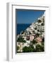 Town View from Amalfi Coast Road, Positano, Amalfi, Campania, Italy-Walter Bibikow-Framed Photographic Print