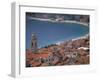 Town View from Castelo, Riviera Di Ponente, Noli, Liguria, Portofino, Italy-Walter Bibikow-Framed Photographic Print