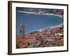 Town View from Castelo, Riviera Di Ponente, Noli, Liguria, Portofino, Italy-Walter Bibikow-Framed Photographic Print