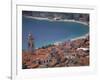 Town View from Castelo, Riviera Di Ponente, Noli, Liguria, Portofino, Italy-Walter Bibikow-Framed Photographic Print