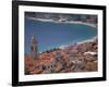 Town View from Castelo, Riviera Di Ponente, Noli, Liguria, Portofino, Italy-Walter Bibikow-Framed Photographic Print