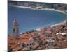 Town View from Castelo, Riviera Di Ponente, Noli, Liguria, Portofino, Italy-Walter Bibikow-Mounted Photographic Print