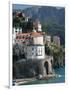 Town View from Coast Road, Amalfi, Campania, Italy-Walter Bibikow-Framed Photographic Print