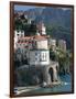 Town View from Coast Road, Amalfi, Campania, Italy-Walter Bibikow-Framed Photographic Print