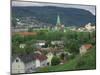 Town View from Kristiansten Festung Fortress, Trondheim, Norway-Walter Bibikow-Mounted Photographic Print