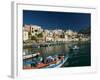 Town View from Port, Castellamare del Golfo, Scopello, Sicily, Italy-Walter Bibikow-Framed Photographic Print