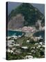 Town View from Serrara Overlook, Sant'Angelo, Ischia, Bay of Naples, Campania, Italy-Walter Bibikow-Stretched Canvas