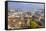 Town view from St. Peter's Cathedral, Geneva, Switzerland, Europe-John Guidi-Framed Stretched Canvas