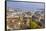 Town view from St. Peter's Cathedral, Geneva, Switzerland, Europe-John Guidi-Framed Stretched Canvas