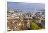 Town view from St. Peter's Cathedral, Geneva, Switzerland, Europe-John Guidi-Framed Photographic Print