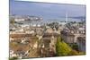 Town view from St. Peter's Cathedral, Geneva, Switzerland, Europe-John Guidi-Mounted Photographic Print