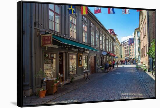 Town view, Gothenburg, province of Västra Götalands län, Sweden-Andrea Lang-Framed Stretched Canvas