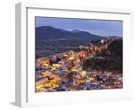 Town View of Capdepera, Evening, Majorca, Spain-Rainer Mirau-Framed Photographic Print